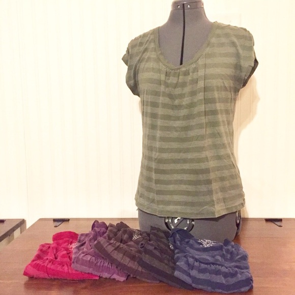 Lot of 6 Faded Glory scoop neck tees - Picture 4 of 8